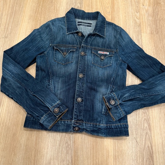 Hudson Jeans Blue Denim Jacket - Picture 1 of 9